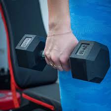CLEARANCE OFFER 5kg Dumbbells (2.5 by 2.5 kg) - Hexagonal Dumbell Body Building Gym/ Home Work Out Weights ( A Pair