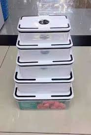 5 in 1 fridge containers Heat Resistant Home Kitchen Storage/lunch container microwave safe