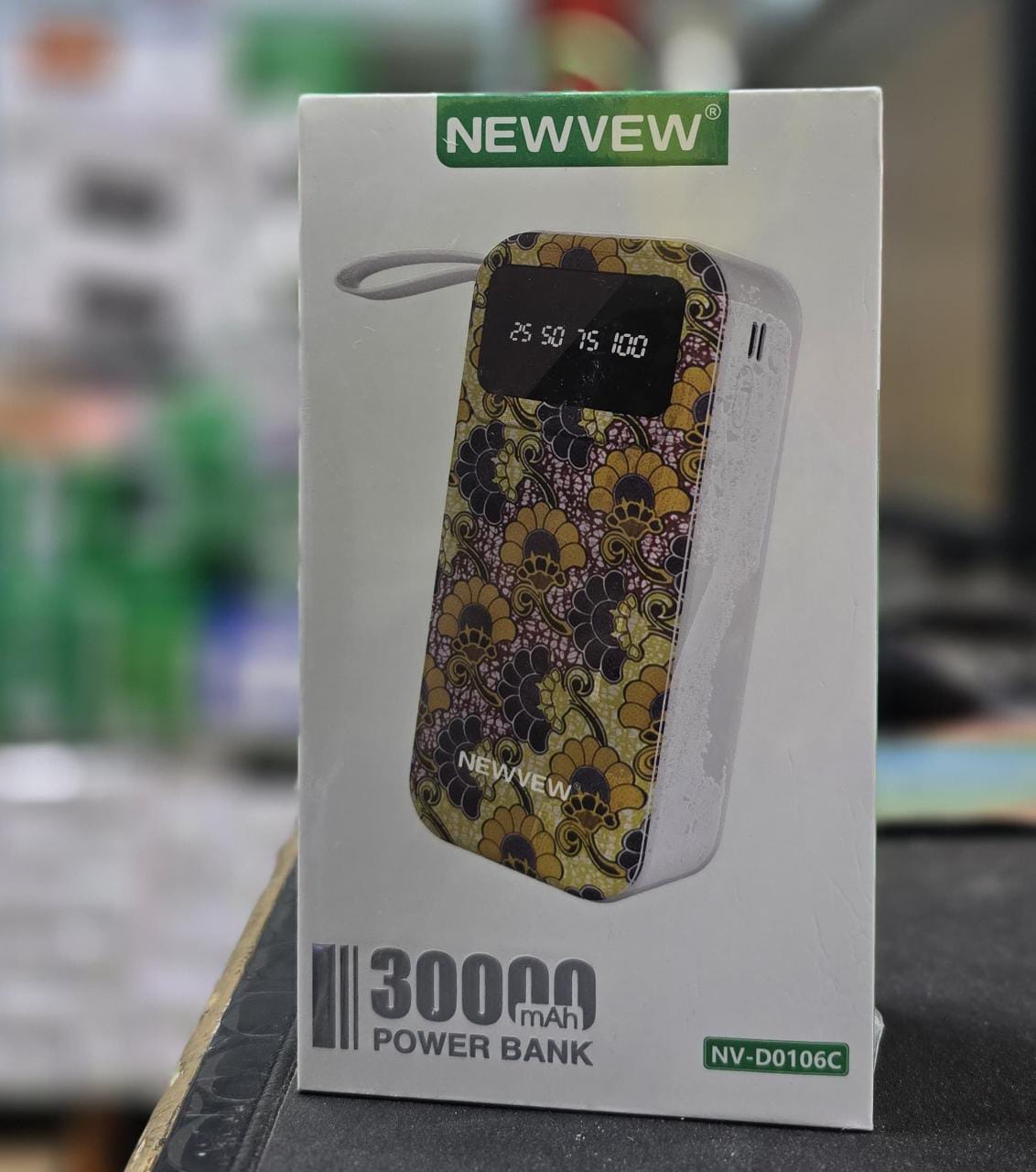 Newvew 30000mAh portable powerbank quick and efficient charging with the power bank's fast charging capabilities. Spend less time plugged in and more time enjoying your devices.