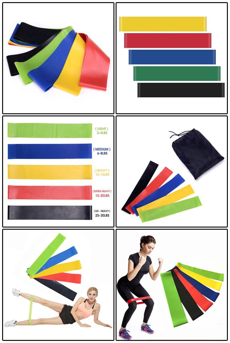 💃💃KEEP FIT ALWAYS 🤗🤗New Exercise Premium resistance bands 5pc set