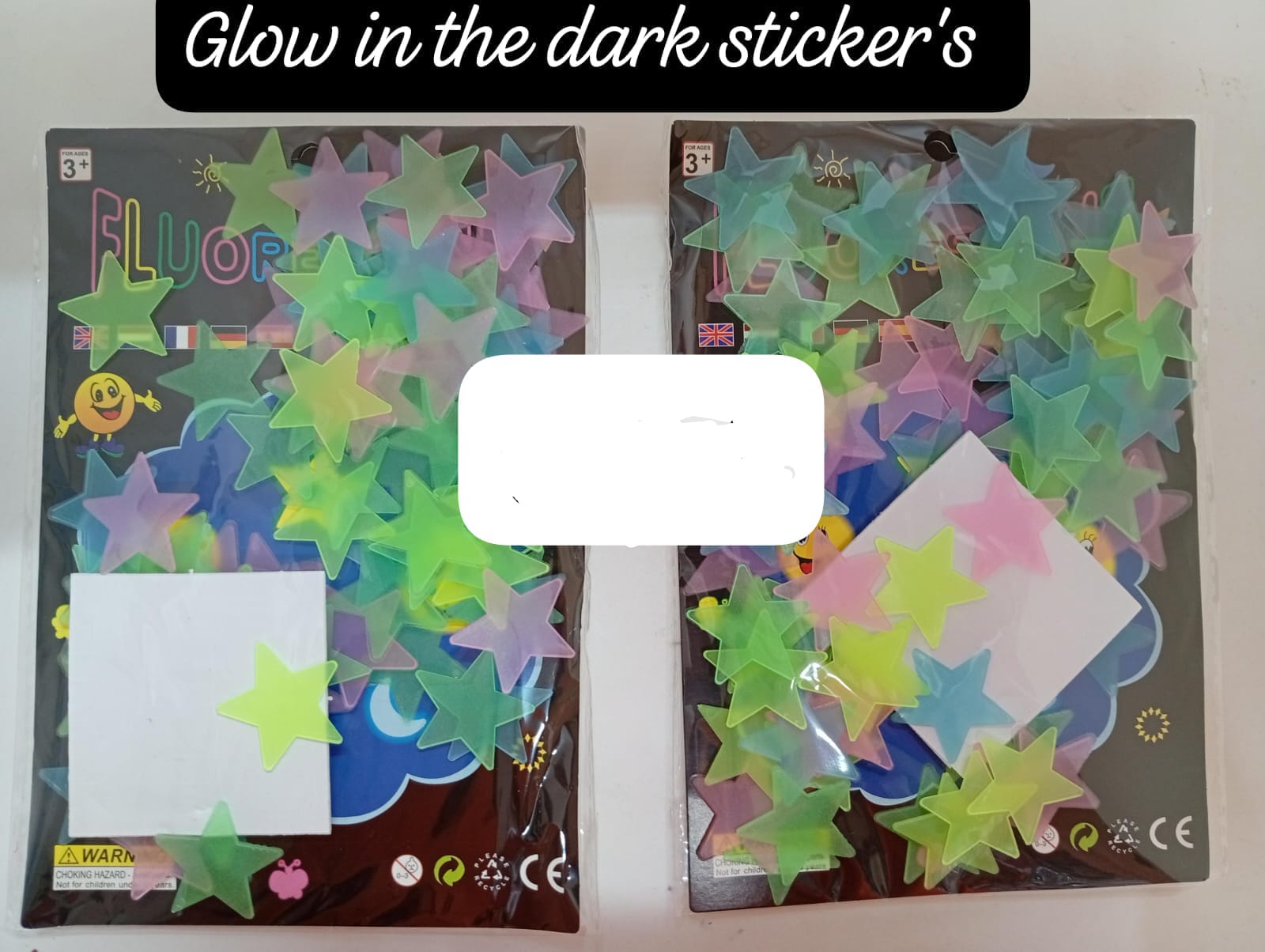 Best price for 2PACKS glow-in-the-dark star stickers, which are ...