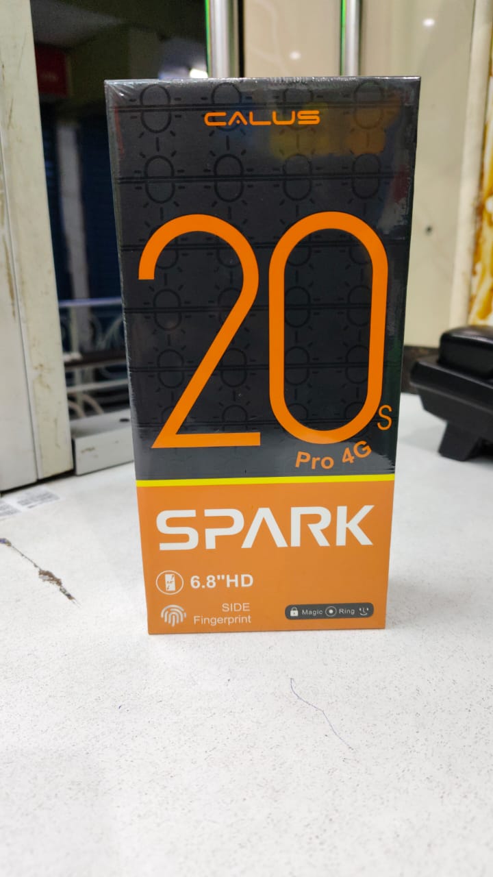 LIMITED OFFER! CALUS SPARK 20S PRO, SIDE FINGERPRINT , 6.8 HD DISLAY 32MP+16MP CAMERA,4 GB RAM+128GB ROM. 18W TYPE C FAST CHARGE