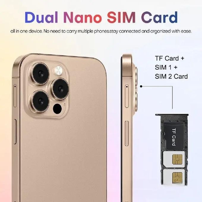 CALUS 16 Pro Max Android 14 smartphone 128gb Rom + 8gb Ram 6.6 inches IPS LCD screen display 5200mAh battery capacity OCTA-CORE Processor 26mp dual main camera+ 13mp selfie android smartphone