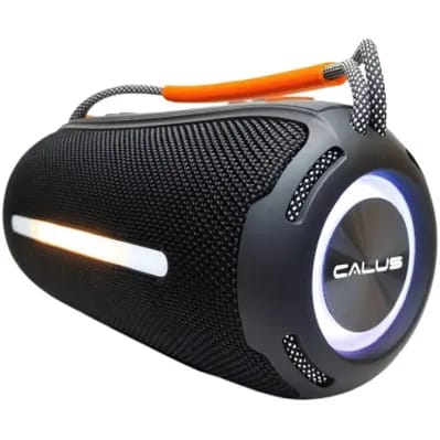 FLASH SALE DEAL!!  CALUS PORTABLE BLUETOOTH SPEAKER S69 PRO,8000MAH, 19HRS music play vol at 50, wireless 5.3, support U disk,TF card,AUX play mode FM RADIO, WATER RESISTANT. STRONG BASS