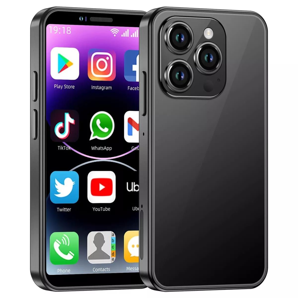 ON OFFER! NEW 5G ULTRA FAST INTERNET, Q SEVEN Q16 AIR, 4GB RAM +32 GB ROM, 2800mAh LONG STANDBY 16MP+32 MP CAMERA, 4.8'' INCELL Dot-in Screen display, TYPE C CHARGER PORT, DUAL SIM.