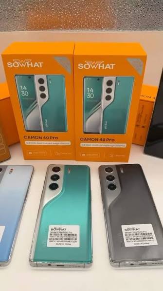 ON OFFER! SOWHAT CAMON 40 PRO, 8GB RAM + 128GB ROM, 13MP+ 32MP CAMERA, ANDROID 14, 4G, 8 CORE PROCESSOR, 6.8'' INCELL DUAL CURVED EDGE DISPLAY,SIDE FINGERPRINT, DUAL SIM, 5000MAH BATTERY.