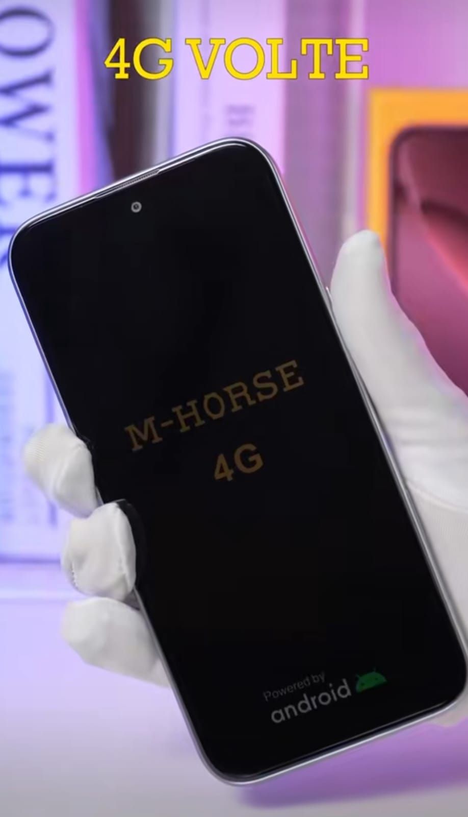 m horse m 16 Pro Max Android  smartphone 128gb Rom + 8gb Ram 6.6 inches IPS LCD screen display 5000mAh battery capacity OCTA-CORE Processor 13mp dual main camera+ 8mp selfie , with earpods