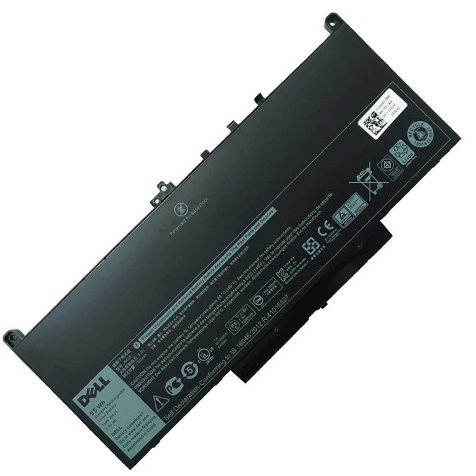 DELL J60J5 for Latitude E7470 E7270 7470 7270 451-BBSY 451-BBSX 451-BBSU WYWJ2 R1V85 MC34Y 242WD PDNM2 1W2Y2 GG4FM F1KTM NJJ2H 5F08V P61G001 P26S001 J6OJ5 Laptop Battery