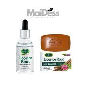 Aichun Beauty Original Licorice Root Facial Acne Treatment Facial Set - Soap And Serum