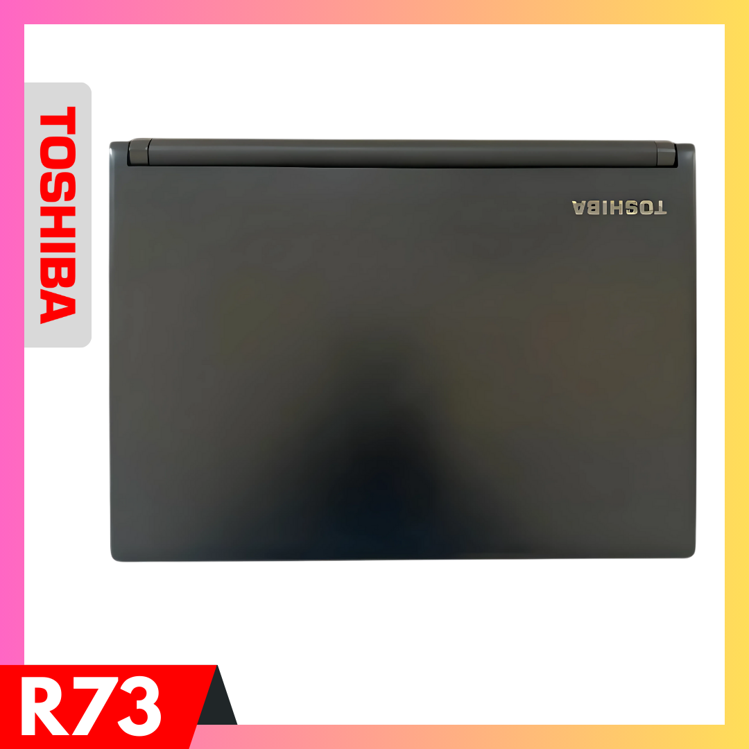 Refurbished - Toshiba Dynabook R73/F – Sleek and Portable Business Laptop featuring an Intel Core i5 7th Gen processor (2.30GHz), 8GB RAM, and a 256GB SSD.