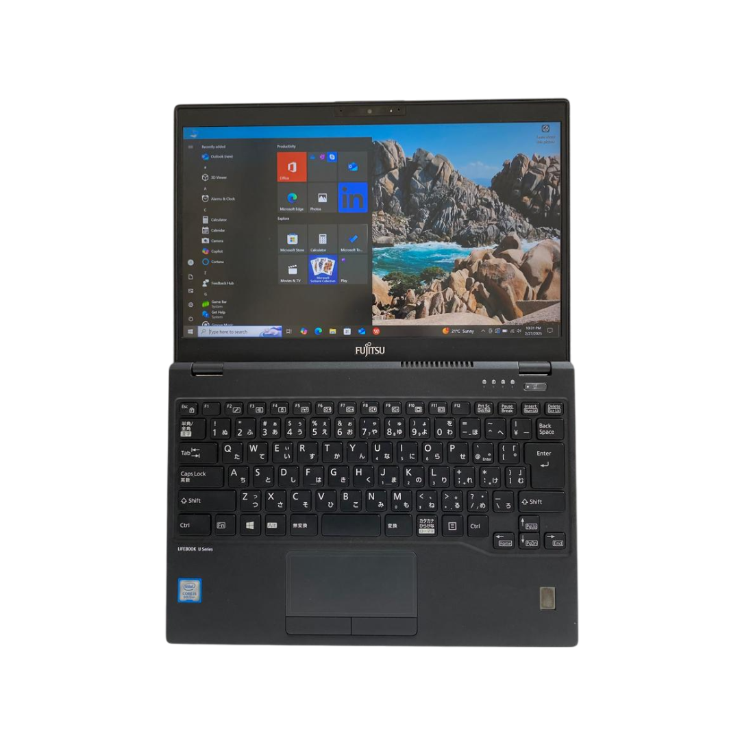 Fujitsu Lifebook U939/B – Refurbished – Intel Core i5-8365U, 8GB RAM, 256GB SSD, 13.3” Full HD Display, Windows 10 – Ultra-Lightweight Business Laptop.