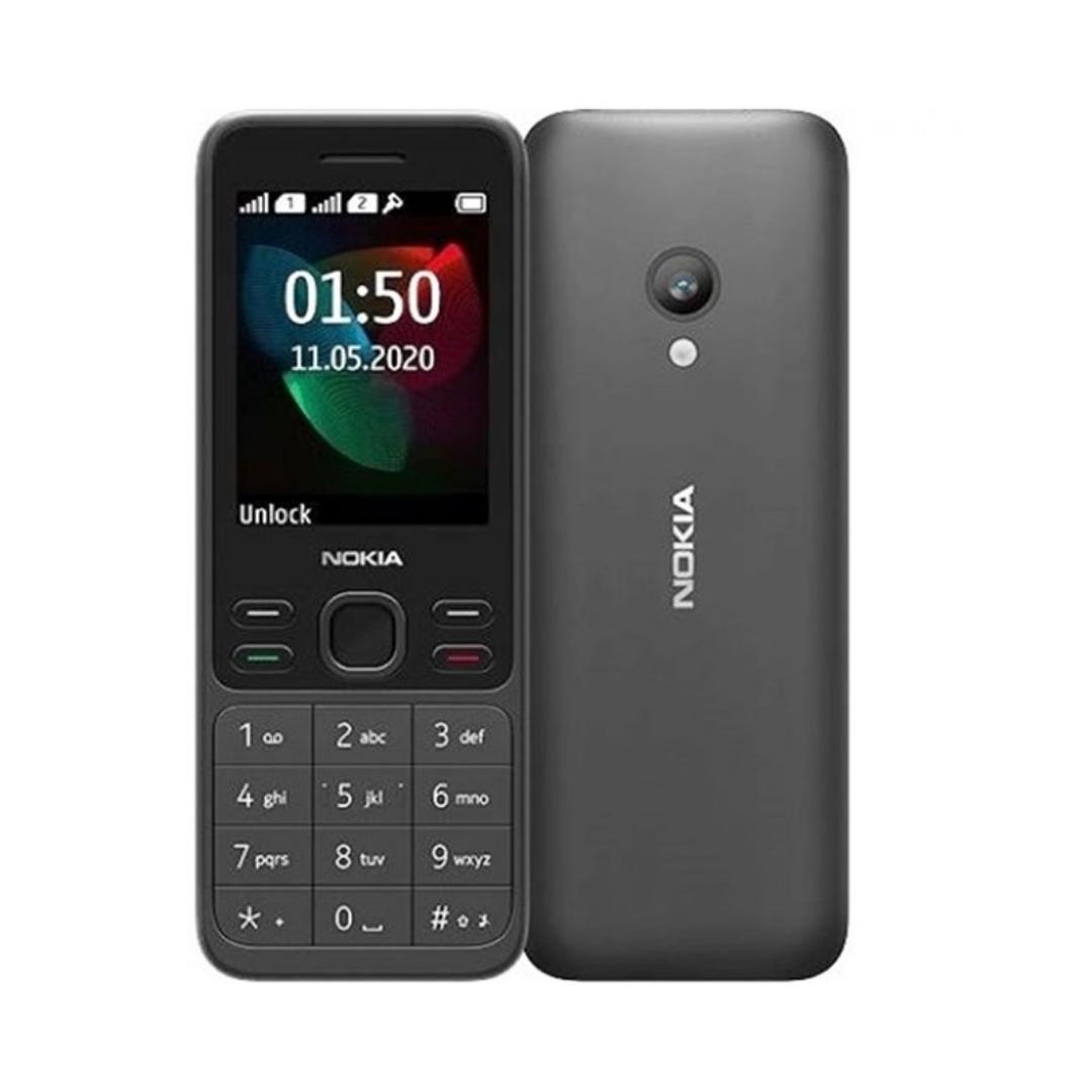 Nokia 150 feature phone, 1020mah,supports fm radio,support  sd card upt 32gb,Dual sim,o.3 camera,2.4 screen  size display