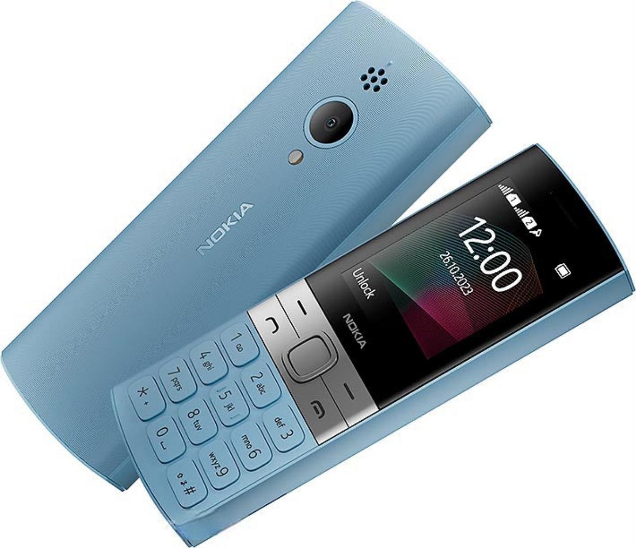 Nokia 150 feature phone, 1020mah,supports fm radio,support  sd card upt 32gb,Dual sim,o.3 camera,2.4 screen  size display