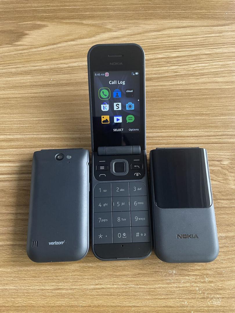 Nokia 2720 flip Mobile phone  ,Dual SIM, Dual screen Black
