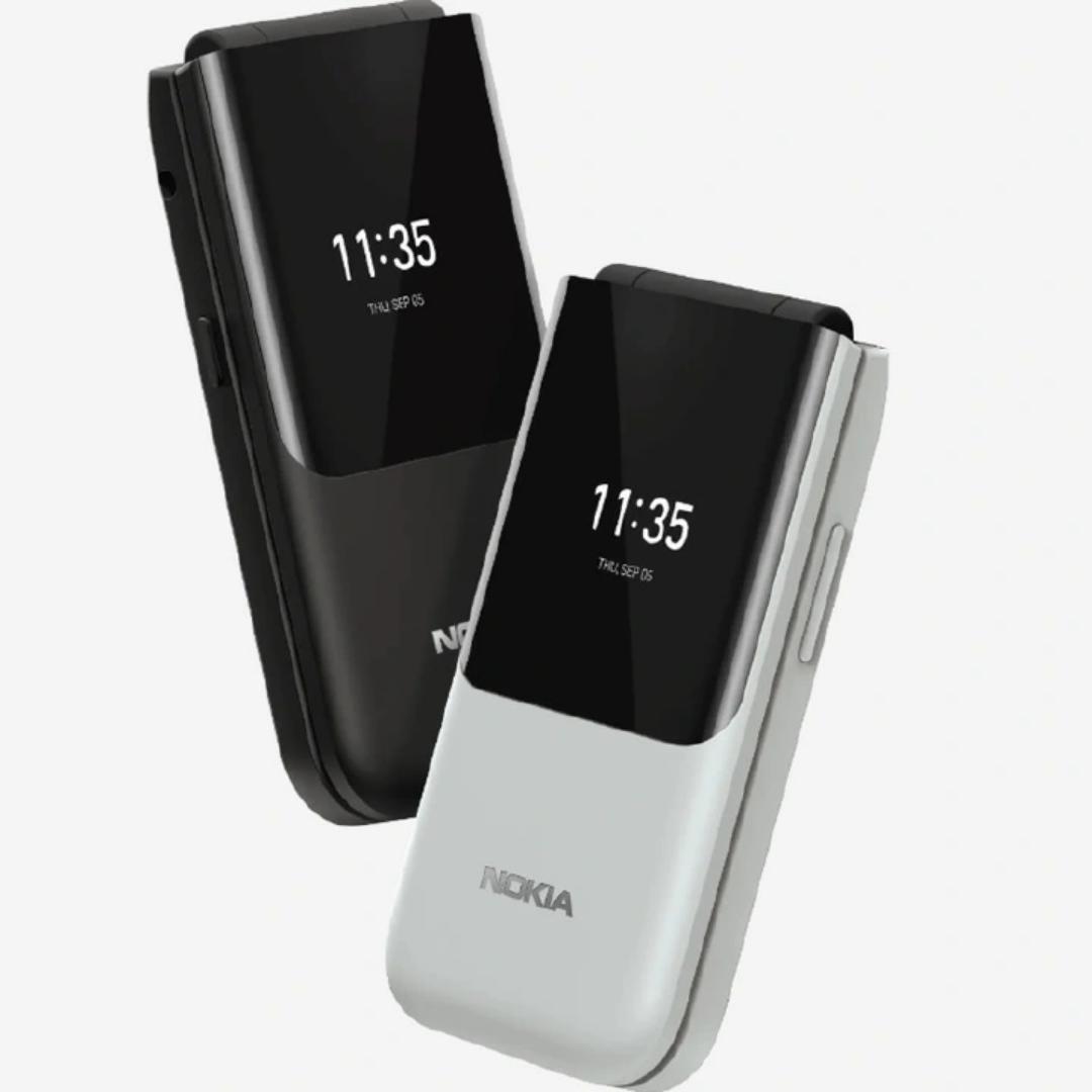 Nokia 2720 flip Mobile phone  ,Dual SIM, Dual screen Black