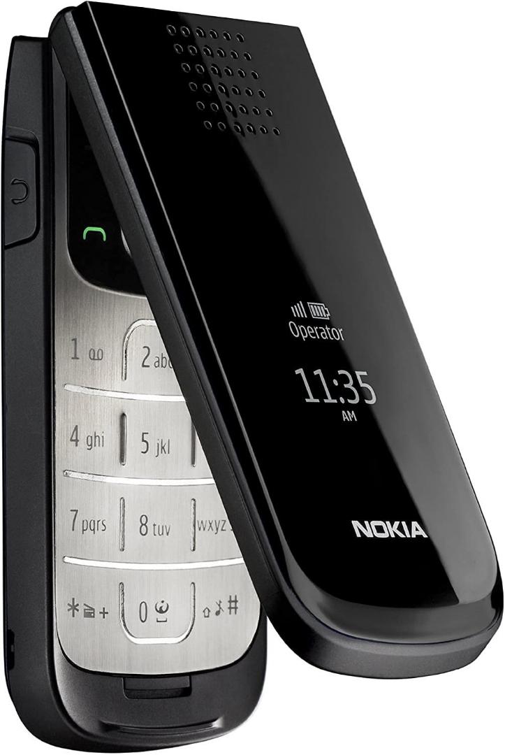Nokia 2720 flip Mobile phone  ,Dual SIM, Dual screen Black