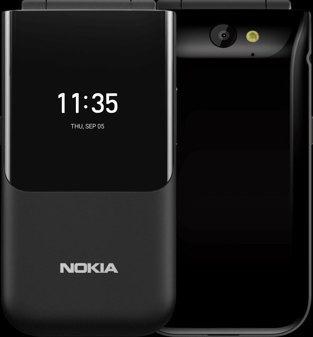 Nokia 2720 flip Mobile phone  ,Dual SIM, Dual screen Black