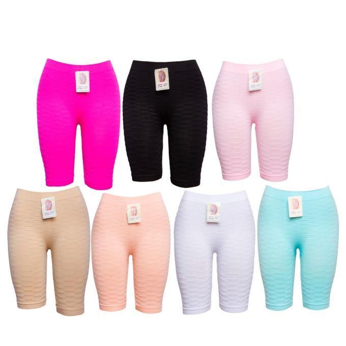 3 pcs classic stretchy ladies bikers - Assorted colours