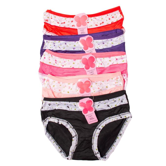 Fashion 6 Pieces Girls Cotton Pants - Assorted Colors