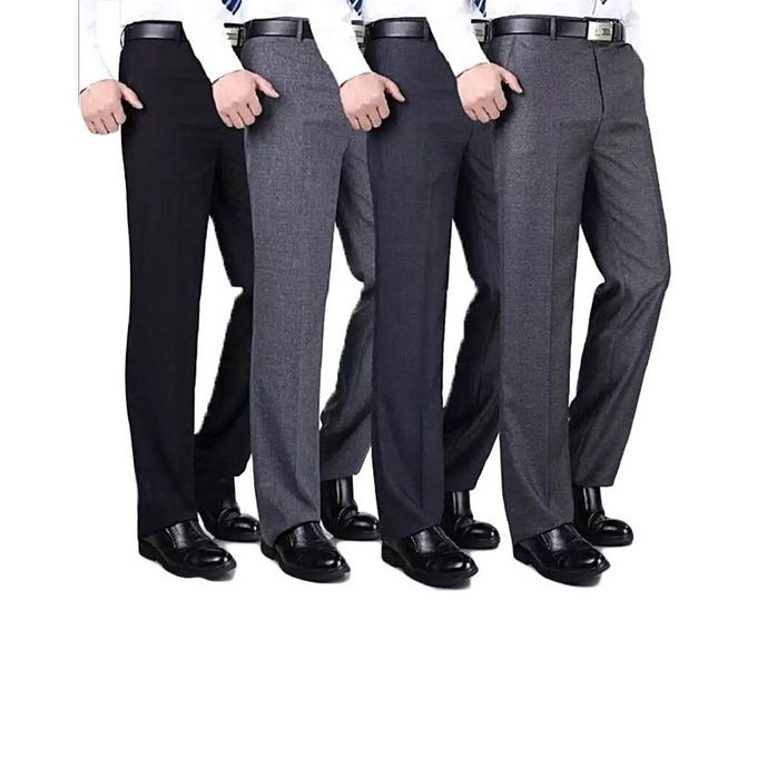 4 Pack __Turkey Men's Formal Official Trousers..