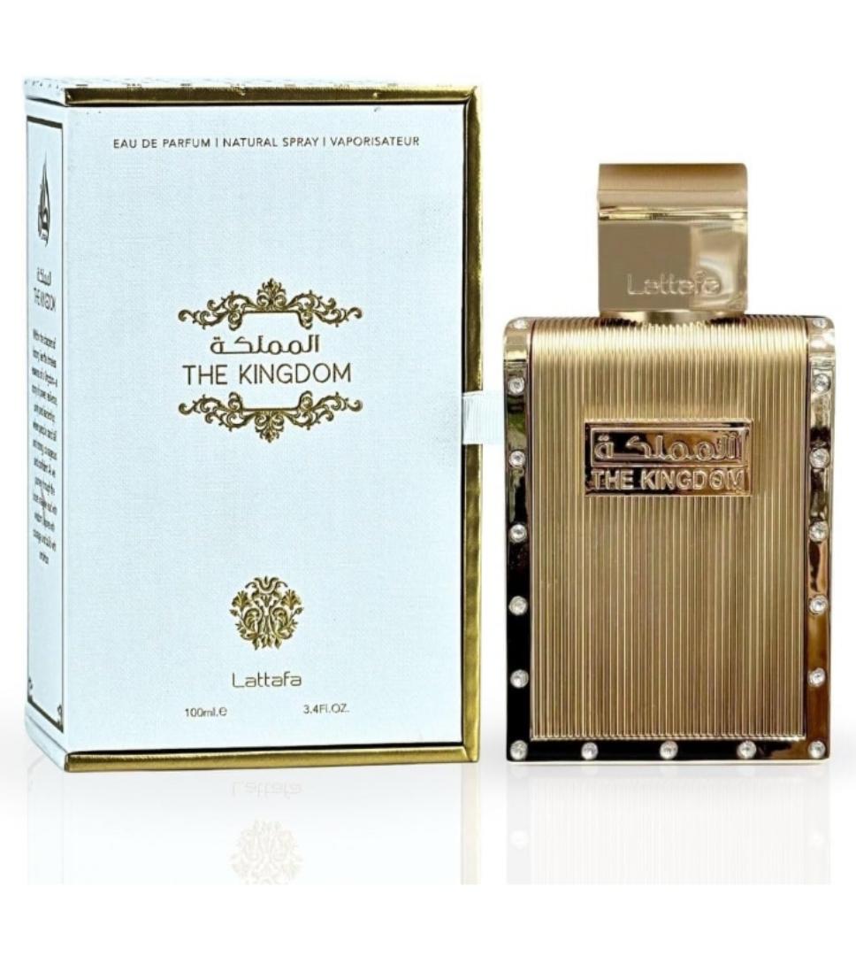 Lattafa The Kingdom - The Ultimate Masculine Cologne.  Perfume designed for Men who Dominate Spaces - Lasts 8++ Hrs. Your to go Spray for Business Meetings, Romantic Nights or Elite Gatherings