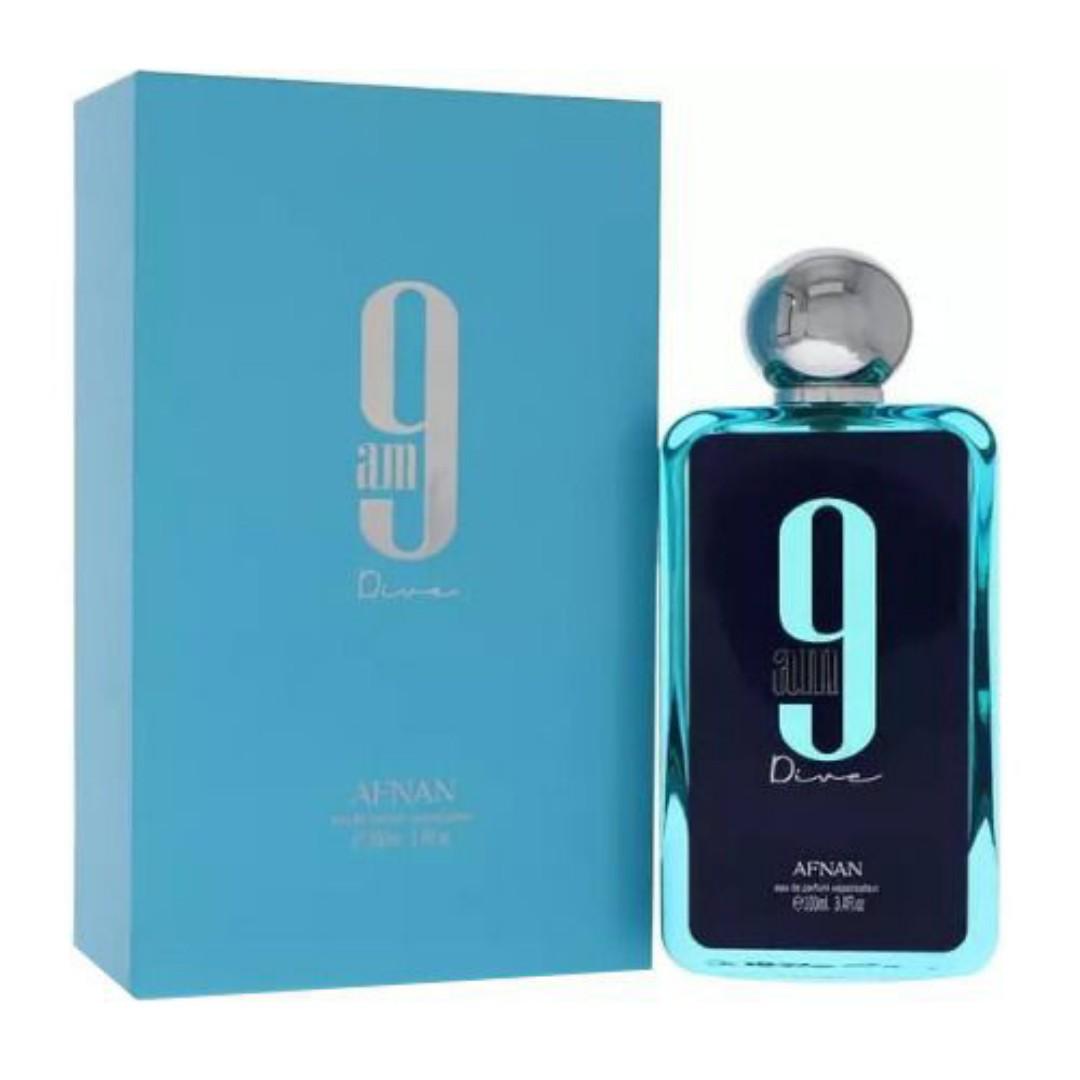 Afnan 9PM Dive Perfume | 100ML | Fresh Acquatic Fragrance | Great for an Active Man |  Long-lasting 7hrs | Projection Noticeable | Leaves a Clean Trail | Day / Night Spray | Gift Worthy  # 2026 Scent