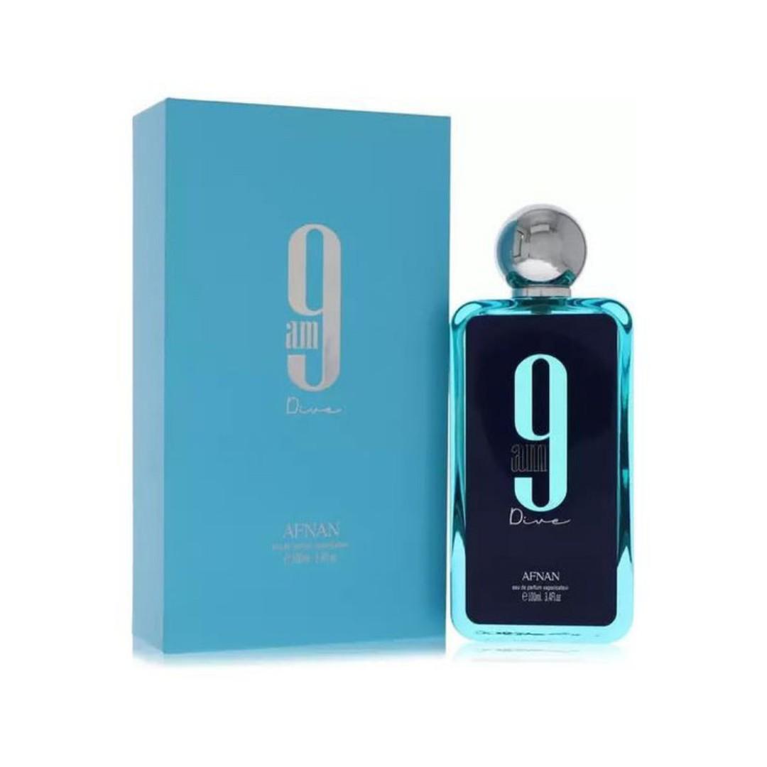 Afnan 9PM Dive Perfume | 100ML | Fresh Acquatic Fragrance | Great for an Active Man |  Long-lasting 7hrs | Projection Noticeable | Leaves a Clean Trail | Day / Night Spray | Gift Worthy  # 2026 Scent