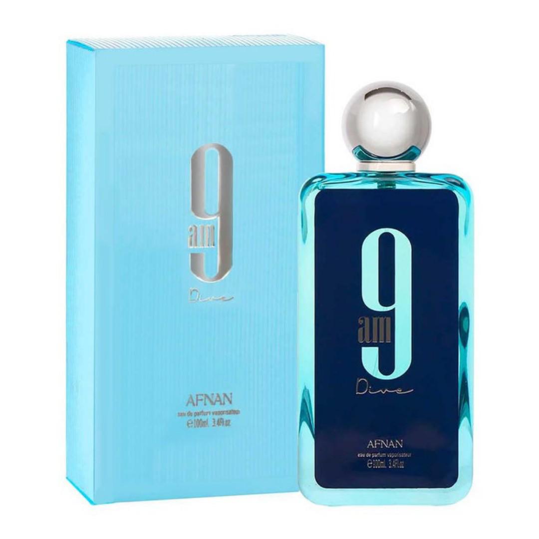 Afnan 9PM Dive Perfume | 100ML | Fresh Acquatic Fragrance | Great for an Active Man |  Long-lasting 7hrs | Projection Noticeable | Leaves a Clean Trail | Day / Night Spray | Gift Worthy  # 2026 Scent