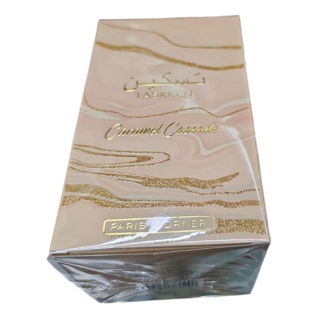 Taskeen Caramel Cascade Perfume - By Paris Corner - Sweet Warm 100ML EDP Fragrance - For Women/Girls who want to smell Irresistibly Sweet/Edible - Long-lasting Power of 8+Hrs - Best Gourmand Spray 4 U
