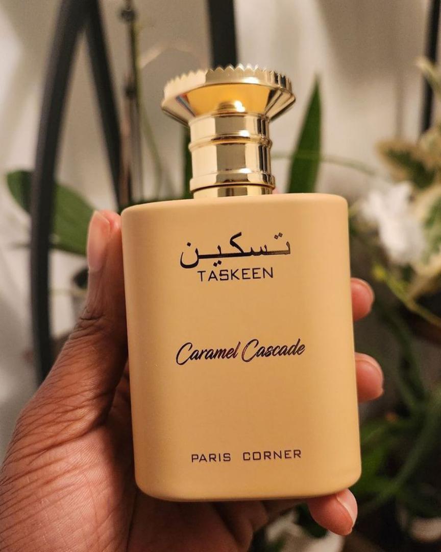 Taskeen Caramel Cascade Perfume - By Paris Corner - Sweet Warm 100ML EDP Fragrance - For Women/Girls who want to smell Irresistibly Sweet/Edible - Long-lasting Power of 8+Hrs - Best Gourmand Spray 4 U