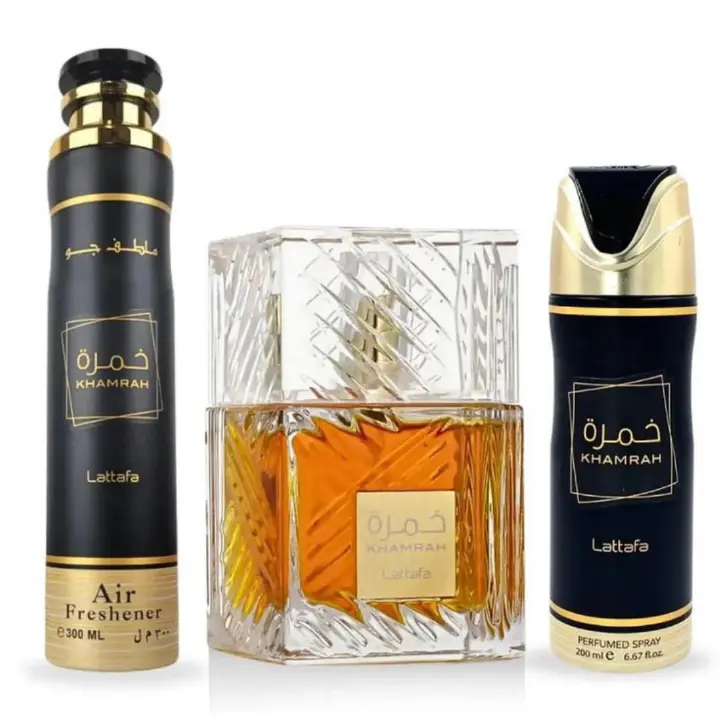 Lattafa Khamrah - Luxury Spiced Perfume - Warm Gourmand Fragrance - Day & Night Long-lasting Scent (8-10hrs) with a strong projection for both Women & Men (Unisex)