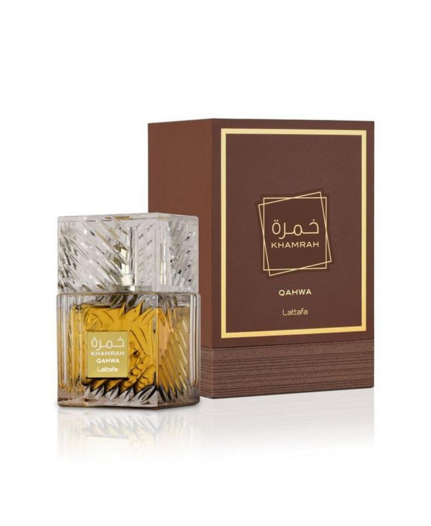 Lattafa Khamrah Qahwa Perfume - A Unisex Fragrance in 100ML, 200ML Body spray. From Spicy Gourmand Family lasting 10HRS+ Sprayed on Skin- Leaves a noticeable scent tral. 4 Men&Women into Rich Scents