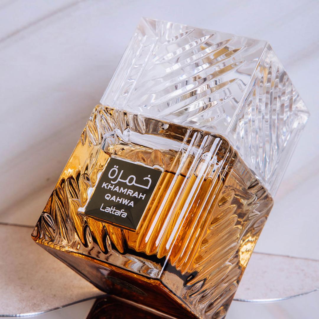 Lattafa Khamrah Qahwa Perfume - A Unisex Fragrance in 100ML, 200ML Body spray. From Spicy Gourmand Family lasting 10HRS+ Sprayed on Skin- Leaves a noticeable scent tral. 4 Men&Women into Rich Scents