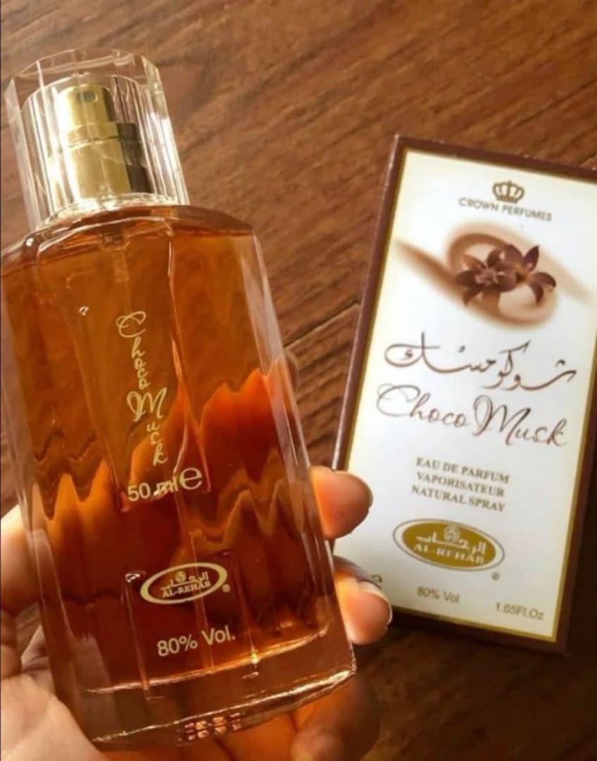NEW 🔥Choco Musk Perfume - 50ML Unisex Spray | AL RAHAB | Sweet Chocolate & Vanilla Musk Scent | A Long-lasting (8hrs), Affordable Arab Fragrance. Perfect for cozy evenings, casual outfits or layering