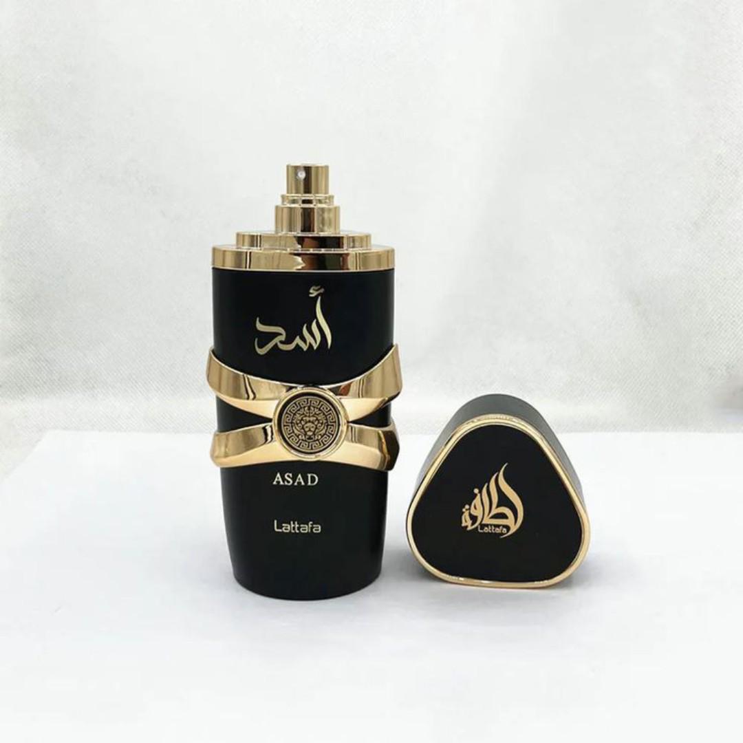 Lattafa Asad - Eau de Parfum for Men - An Amber Vanilla Fragrance for guys who want a Confident, Powerful & Mysterious Scent. Masculine Perfume lasting 10+Hrs on skin, 12+Hours on Clothes when sprayed