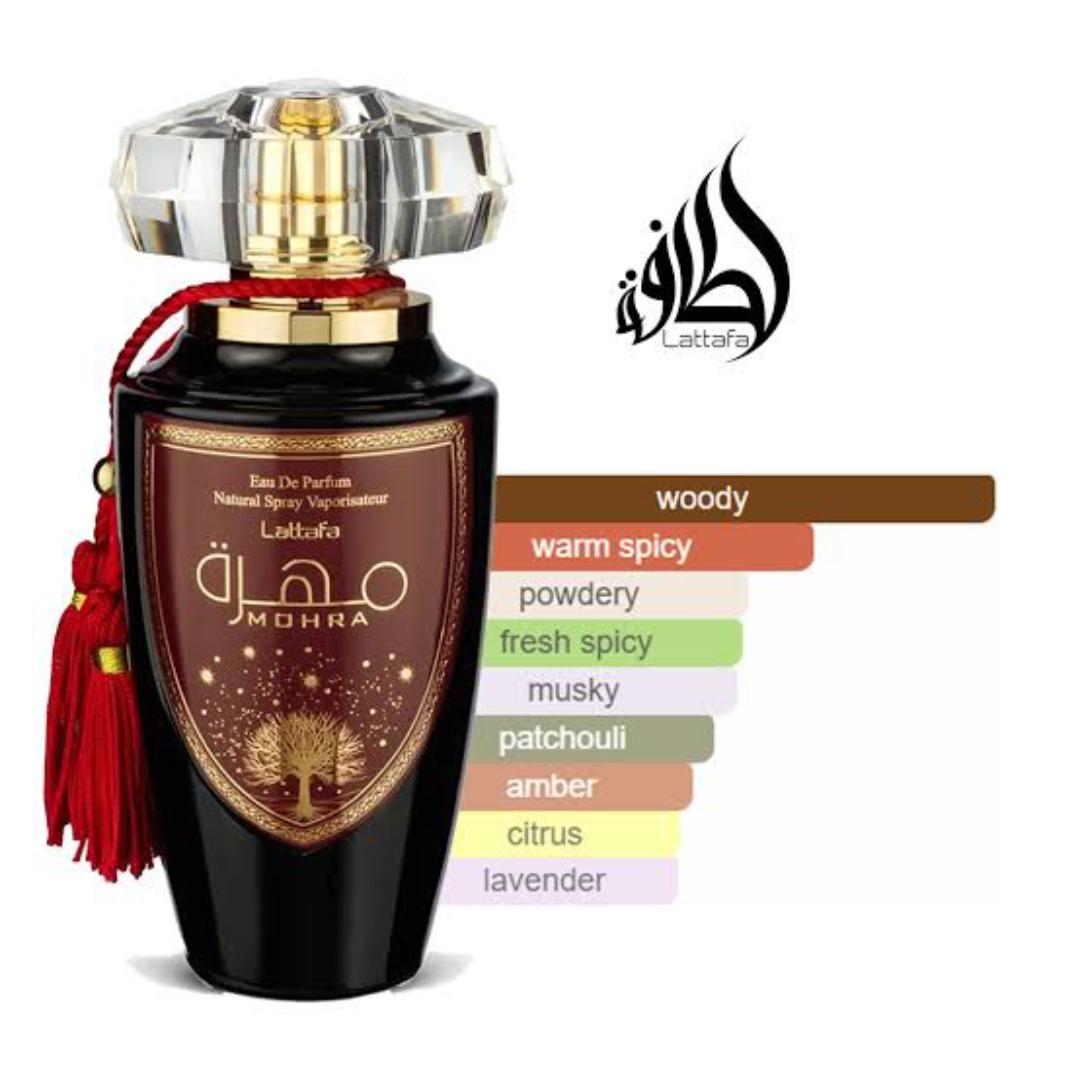 Mohra Black (Men's)  | Mohra Silky Rose (Ladies) Perfumes | Lataffa | Masculine & Feminine Scents | Rich Arabic Fragrances | 8 Hrs + Long lasting | Safe Blind Buy / Gift Worthy  # New Year Sale, 2026