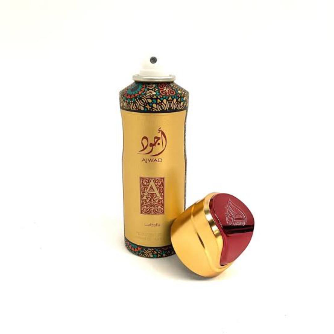 Lattafa- Ajwad Perfume. 100ML or 200ML (Body Spray). A Sweet - Vanilla - Rose Scent for Women / Ladies.  Lasts 8hrs on skin, 12hrs+ on clothes. Feminine fragrance. Gift Worthy. # Black Friday Sale