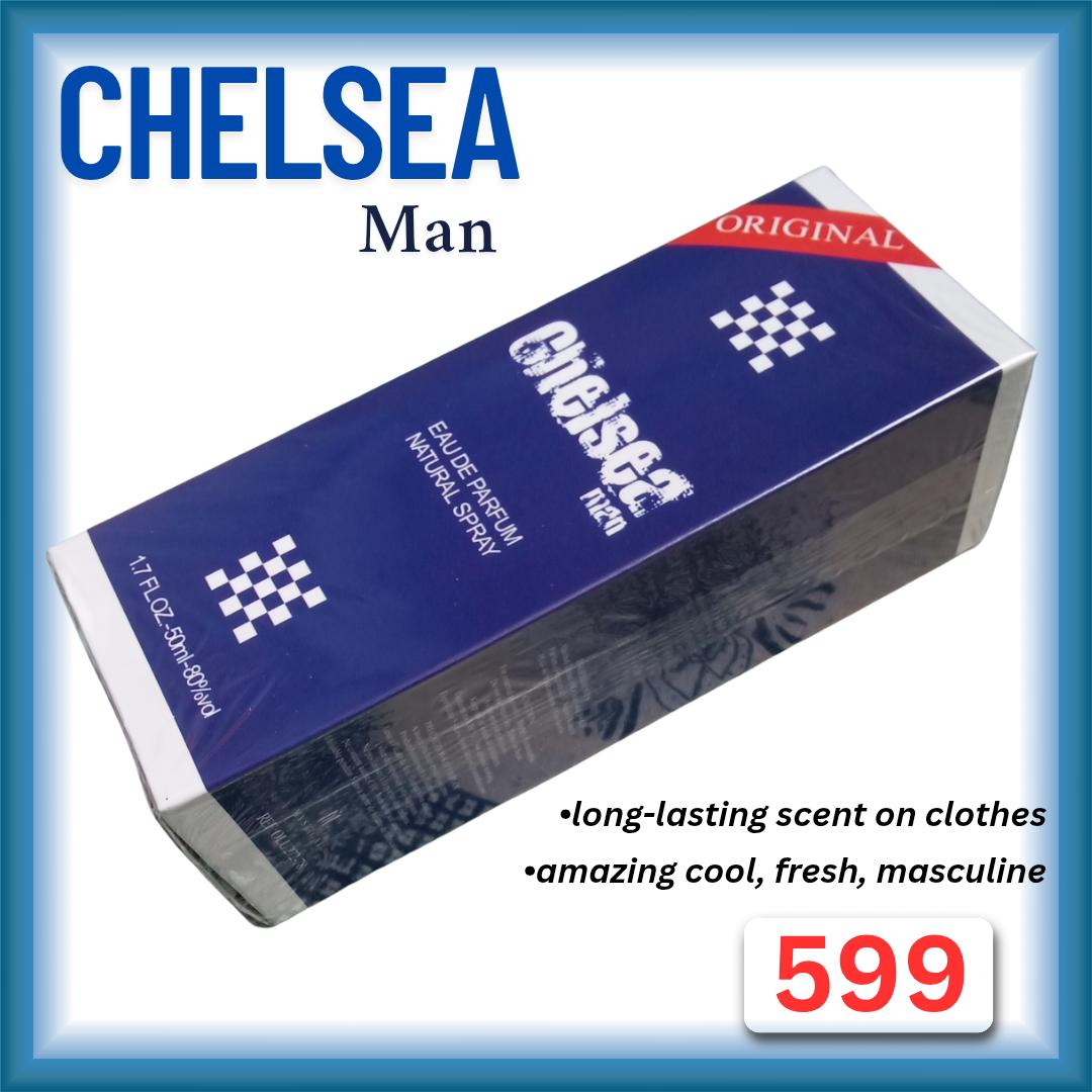 NEW ARRIVAL! Chelsea Man Perfume, 50Ml Cologne for Men. An Aquatic Fresh long lasting spray for gents.
