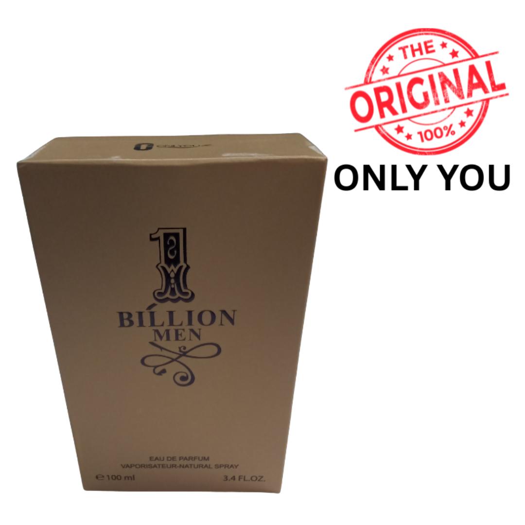 [NEW ARRIVAL] 1 Billion Men Perfume. 100ML Cologne for the Gentlemen. Rich Masculine Expensive with 10Hrs Longevity when Sprayed. Gift Worthy for any Man