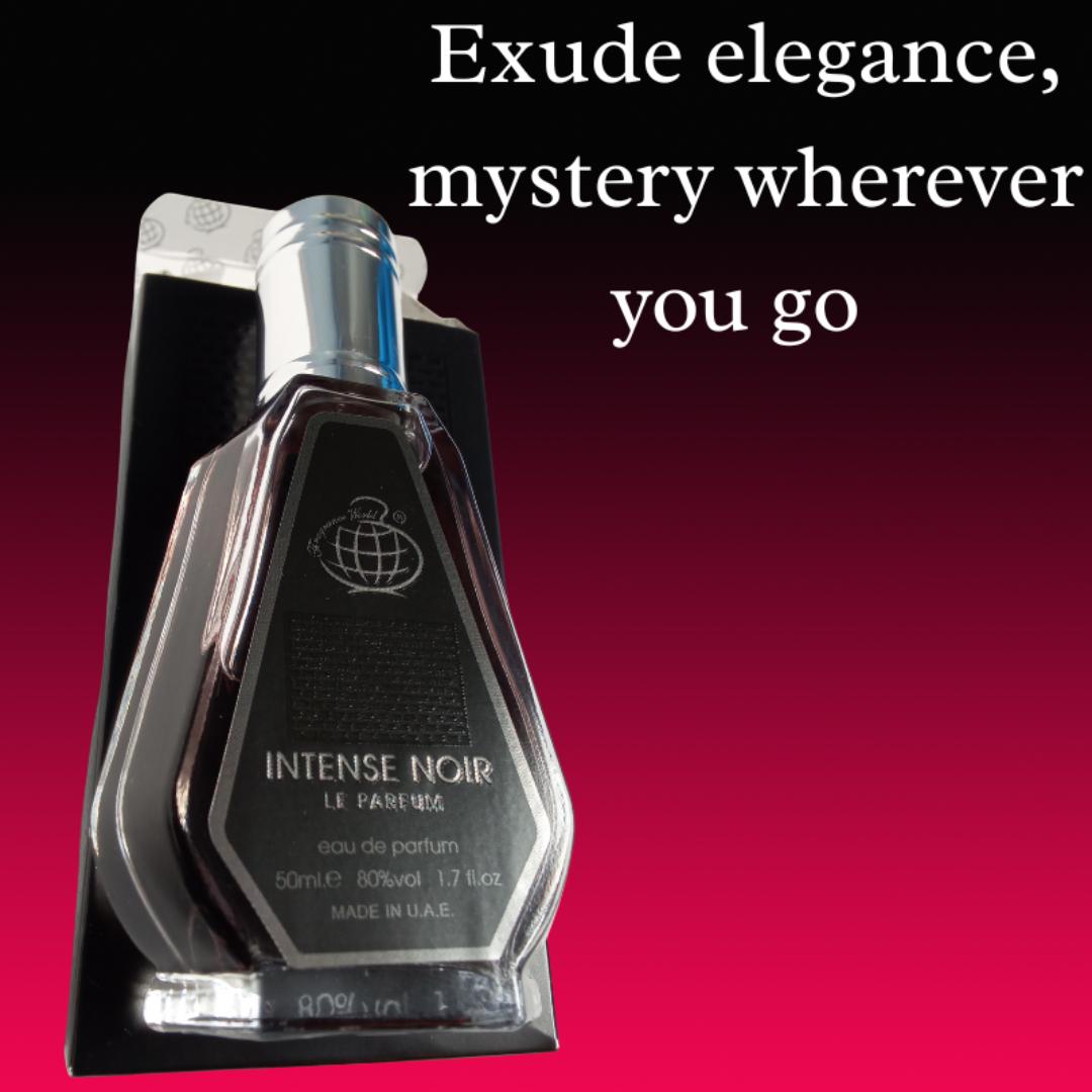 [ NEW ARRIVAL] 🚨 Intense Noir. An Oriental Cologne for the Men. A mix of Sweet, Woody, Vanilla. Long lasting perfume for 12hrs. A Gift worthy fragrance. Perfect for dates, events or everyday scent