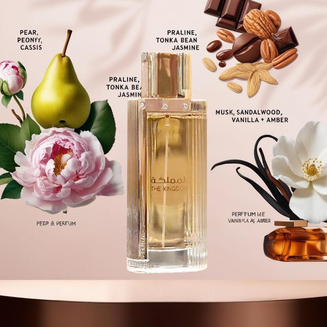 [ New Arrival] The Kingdom by LATTAFA perfume. Best Perfume for Women.10Hrs Long lasting. Gift worthy Spray. Ladies Fragrance. # Easter Sale Scents