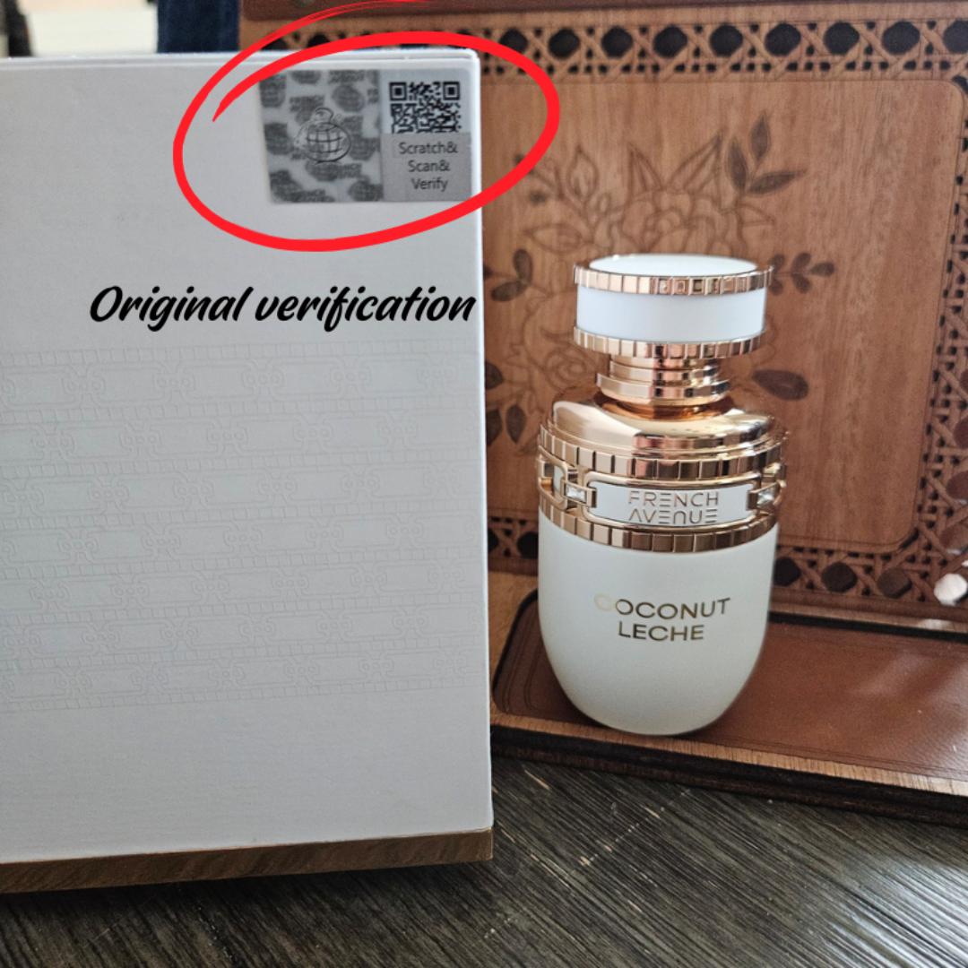 2025 New Arrival Perfume. Coconut Leche by FRENCH AVENUE. Lattest Fragrance. For women / ladies. Sweet / Gourmand. Vanilla. Coconut. 100Ml. Long lasting Spray. Gift worthy