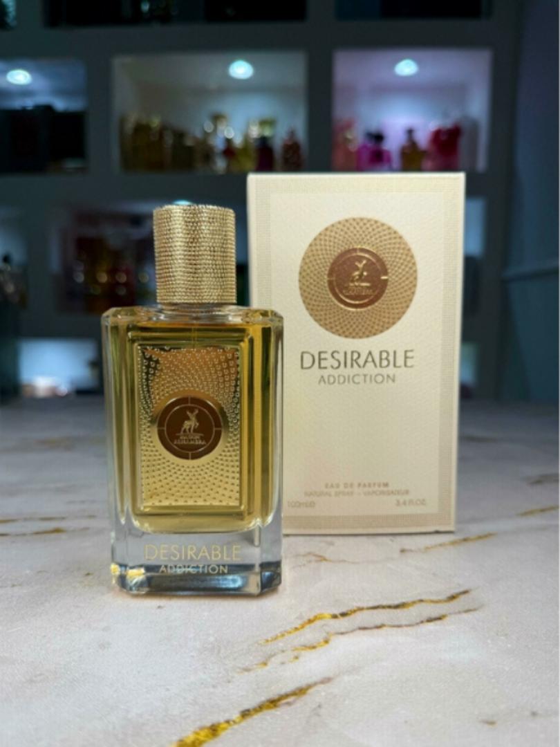 Desirable Addiction by Maison Alhambra | Feminine Sweet Seductive Fragrance for Women | 100ML  Long lasting | All seasons Daytime & Date Night Spray | Birthday Anniversary Gift # New Year Sale, 2026