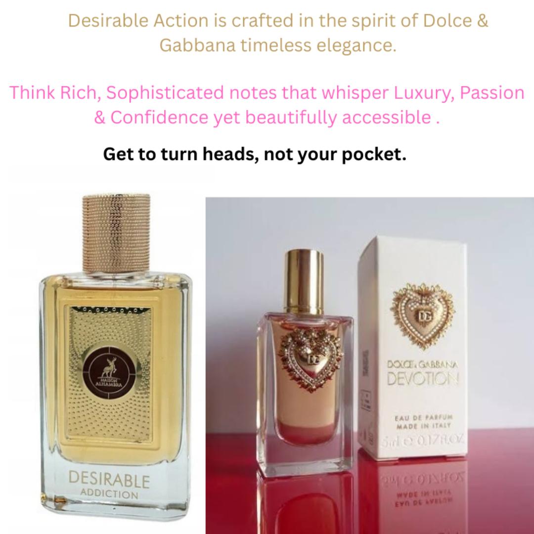 Desirable Addiction by Maison Alhambra | Feminine Sweet Seductive Fragrance for Women | 100ML  Long lasting | All seasons Daytime & Date Night Spray | Birthday Anniversary Gift # New Year Sale, 2026