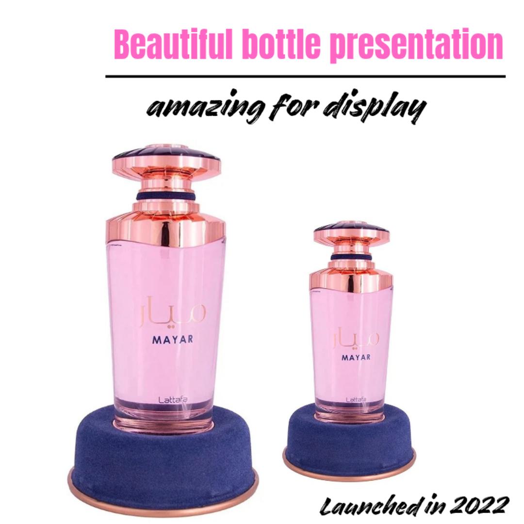 Mayar Lattafa Perfume - 100ML Or 200Ml Body Spray - A Floral Fruity Fragrance for Women/Ladies.  Feminine Graceful Vibes. Long-Lasting Spray 8 Hrs. Noticeable Trail. Day/ Night wear time. #BlackFriday