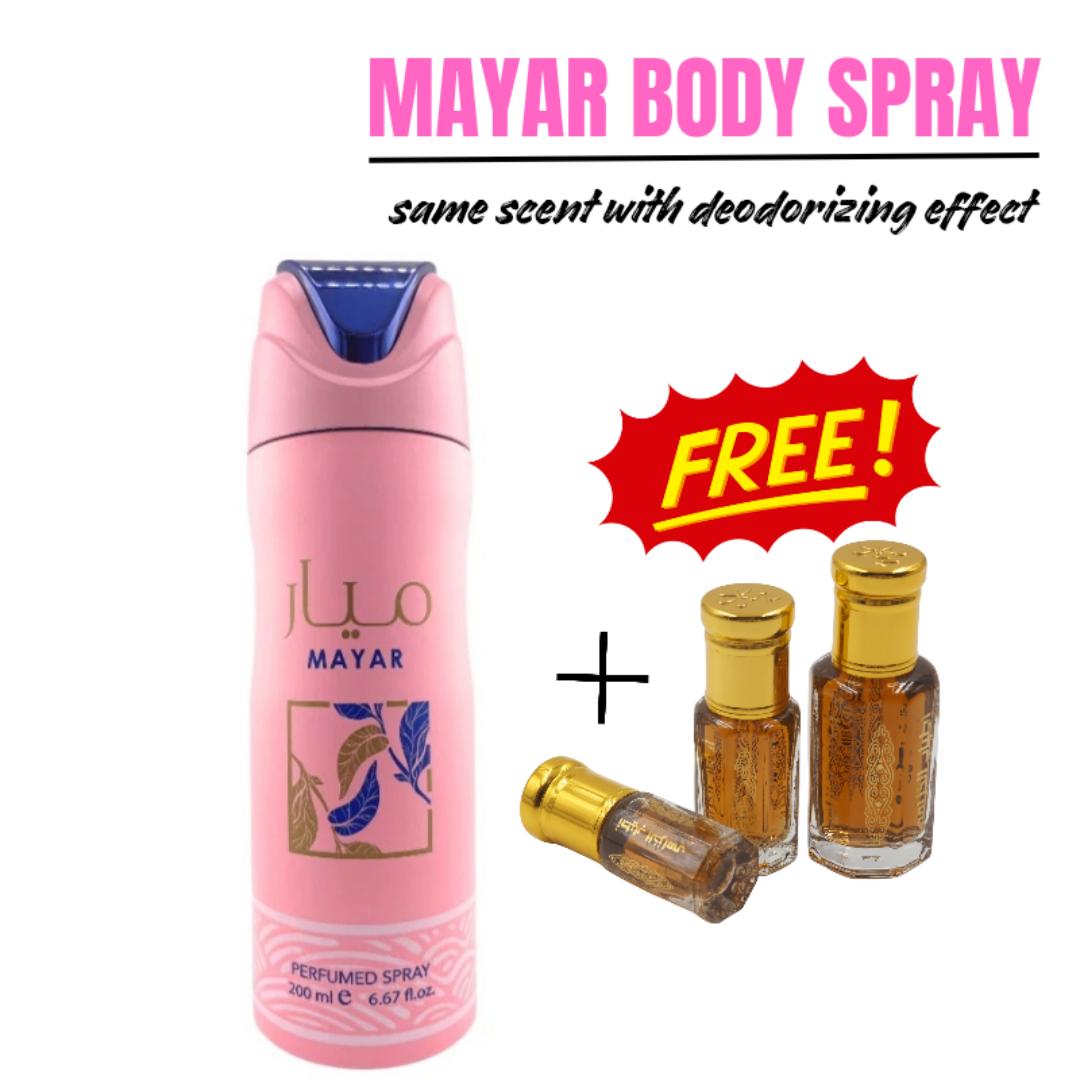 Mayar Lattafa Perfume - 100ML Or 200Ml Body Spray - A Floral Fruity Fragrance for Women/Ladies.  Feminine Graceful Vibes. Long-Lasting Spray 8 Hrs. Noticeable Trail. Day/ Night wear time. #BlackFriday