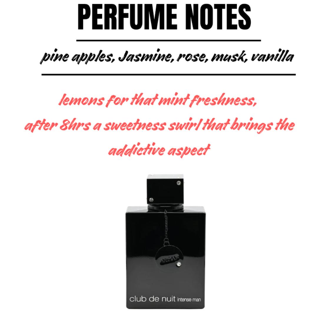 ARMAF | Club de Nuit Intense Man Perfume | 100ML EDP Arabic Fragrance For Men | 12HRS, Days on Clothes | Long lasting Wear Time | Woody - Spicy - Fresh Scent | Cologne for Nights, Dates. Gift Worthy