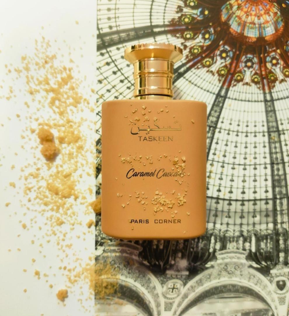 Taskeen Caramel Cascade Perfume - Paris Corner | Sweet Honey Vanilla Scent |100ML.  For Women / Ladies | Irresistibly Sweet/Edible - Long-lasting 8+Hrs Fragrance - Best Gourmand Spray. #BlackFriday