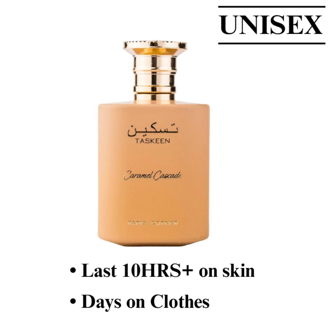 Taskeen Caramel Cascade Perfume - Paris Corner | Sweet Honey Vanilla Scent |100ML.  For Women / Ladies | Irresistibly Sweet/Edible - Long-lasting 8+Hrs Fragrance - Best Gourmand Spray. #BlackFriday