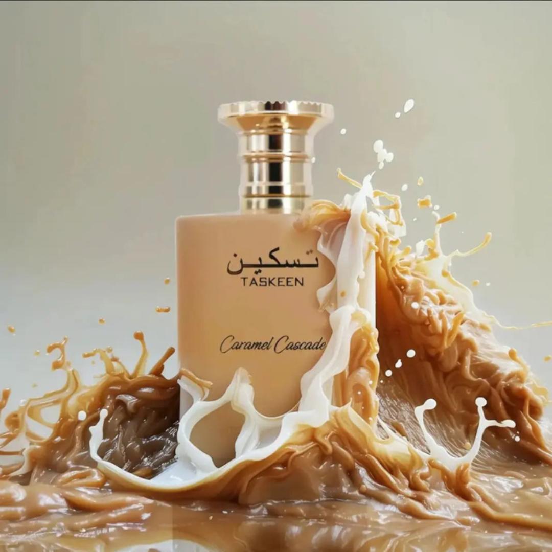 Taskeen Caramel Cascade Perfume - Paris Corner | Sweet Honey Vanilla Scent |100ML.  For Women / Ladies | Irresistibly Sweet/Edible - Long-lasting 8+Hrs Fragrance - Best Gourmand Spray. #BlackFriday